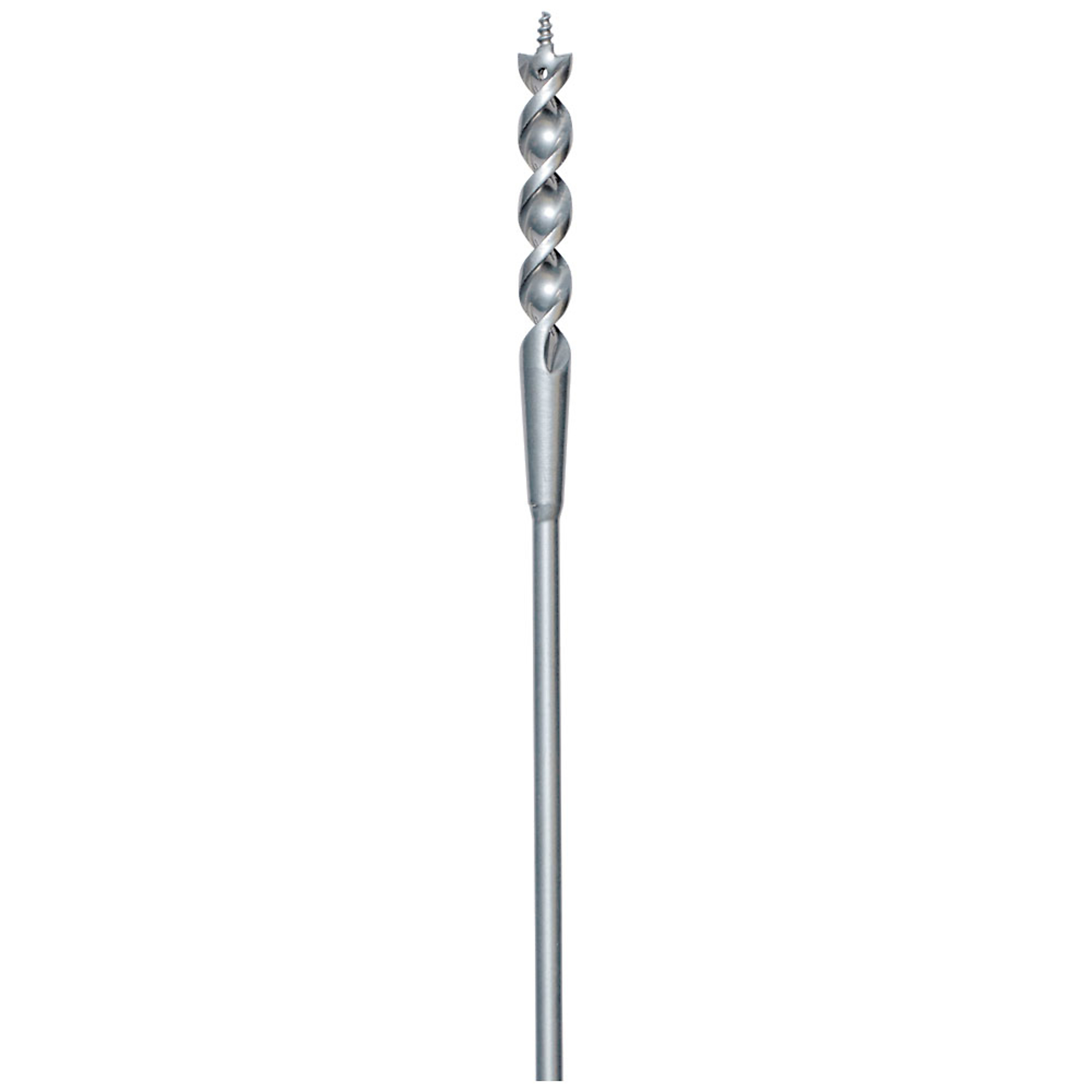 Klein Tools, Flex Auger Bit with Screw Point, 3/8 x 72in., Auger Bit Diameter 0.38 in, Auger Bit Length 72 in, Model# 53717